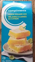 Mélange à carrés au citron