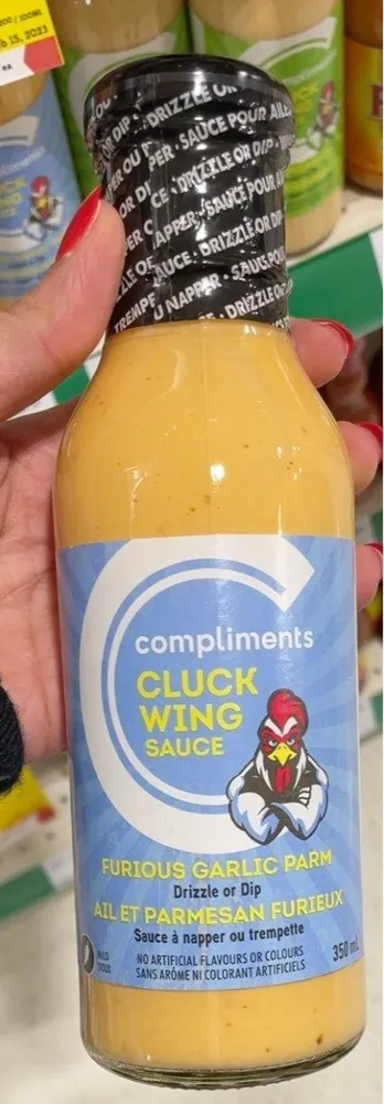 Cluck Wing Sauce Furious Garlic Parm