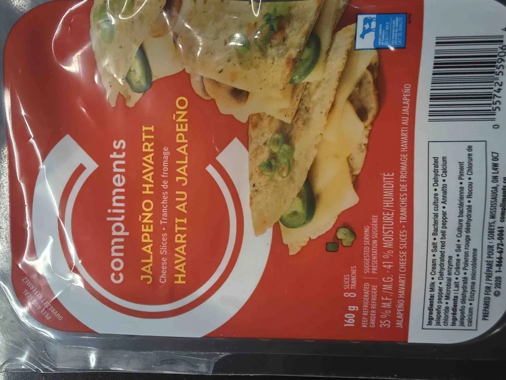 Jalapeno havarti cheese