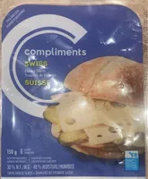 Tranche de fromage suisse