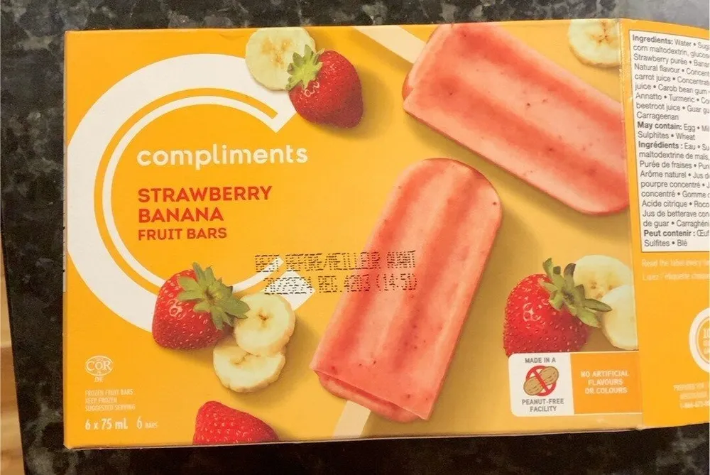 Strawberry banana fruit bars