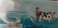 Mozzarella partiellement écrémé