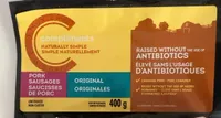 Saucisses de porc originales