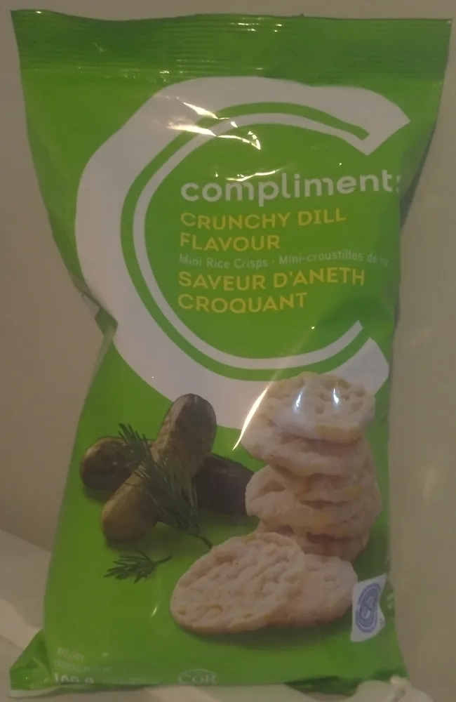 Crunchy Dill Flavour Mini Rice Crisps