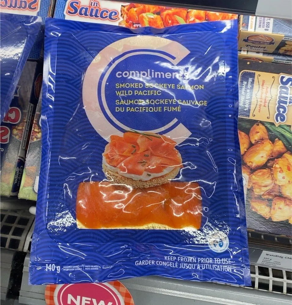 Smoked sockeye salmon