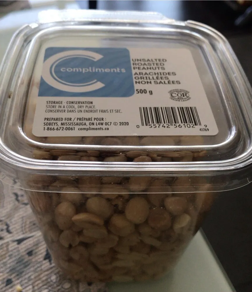 Unsalted Roasted Peanuts