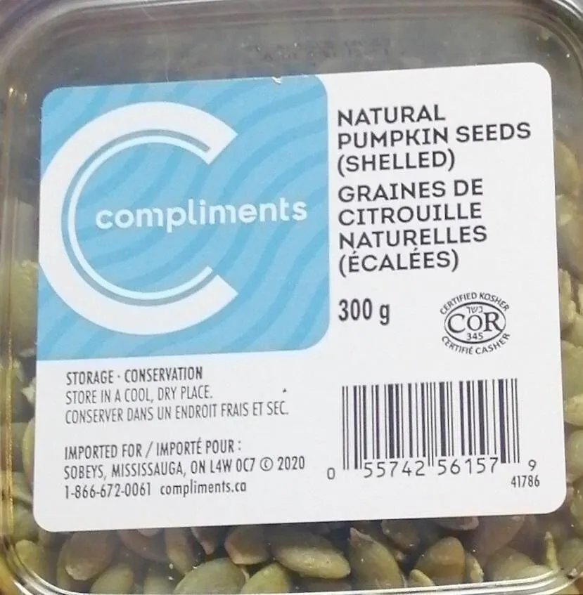 Natural Pumpkin Seeds (Shelled)