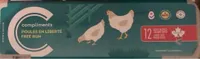 Large Free-Range Chicken Eggs.