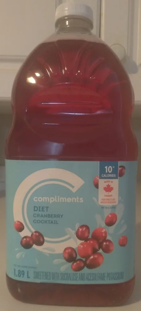 Diet Cranberry Cocktail