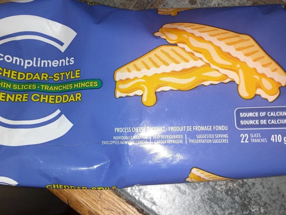 Tranche fromage jaune