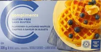 Blueberry waffles