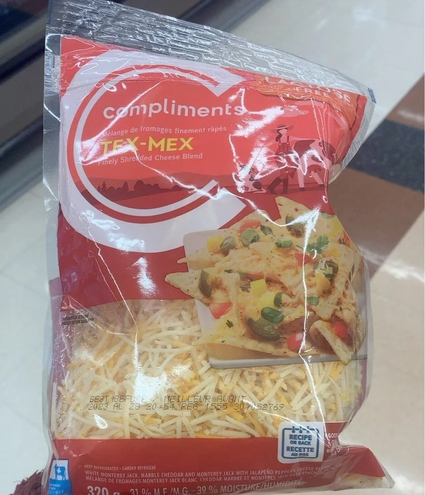 Tex mex shredded cheese blend