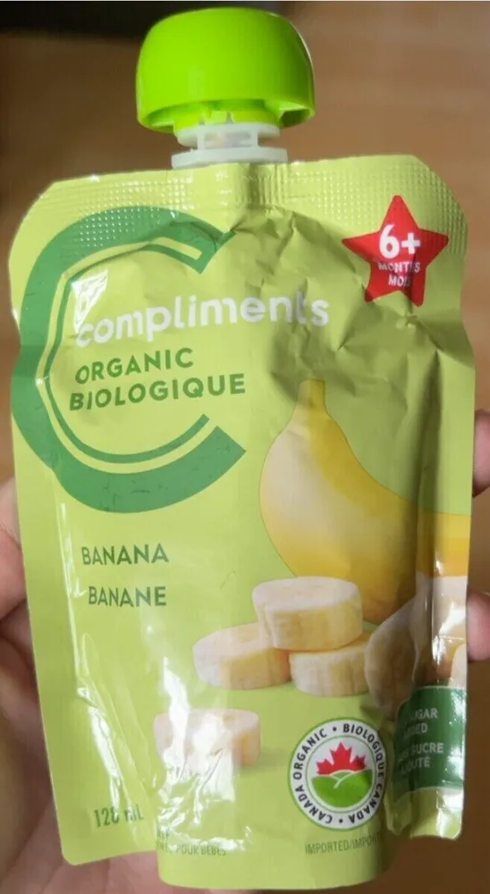 Banana Baby Food Puree