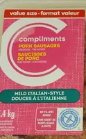 Mild Italian pork sausage