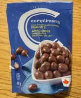 Milk chocolate covered peanuts