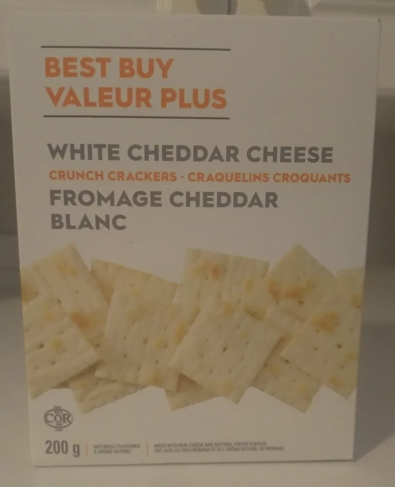 White Cheddar Cheese Crunch Crackers