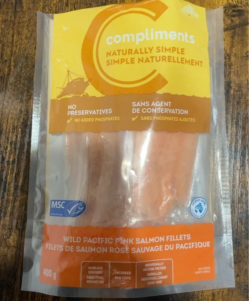 Wild Pacific Pink Salmon Fillets