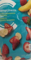 Sliced Bananas and Strawberries