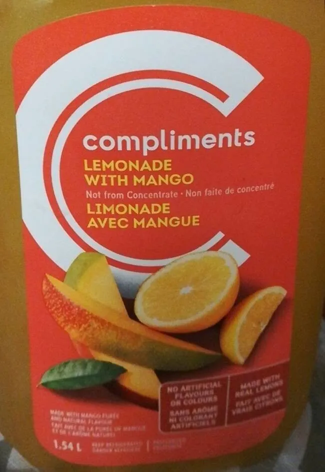 Lemonade with mango