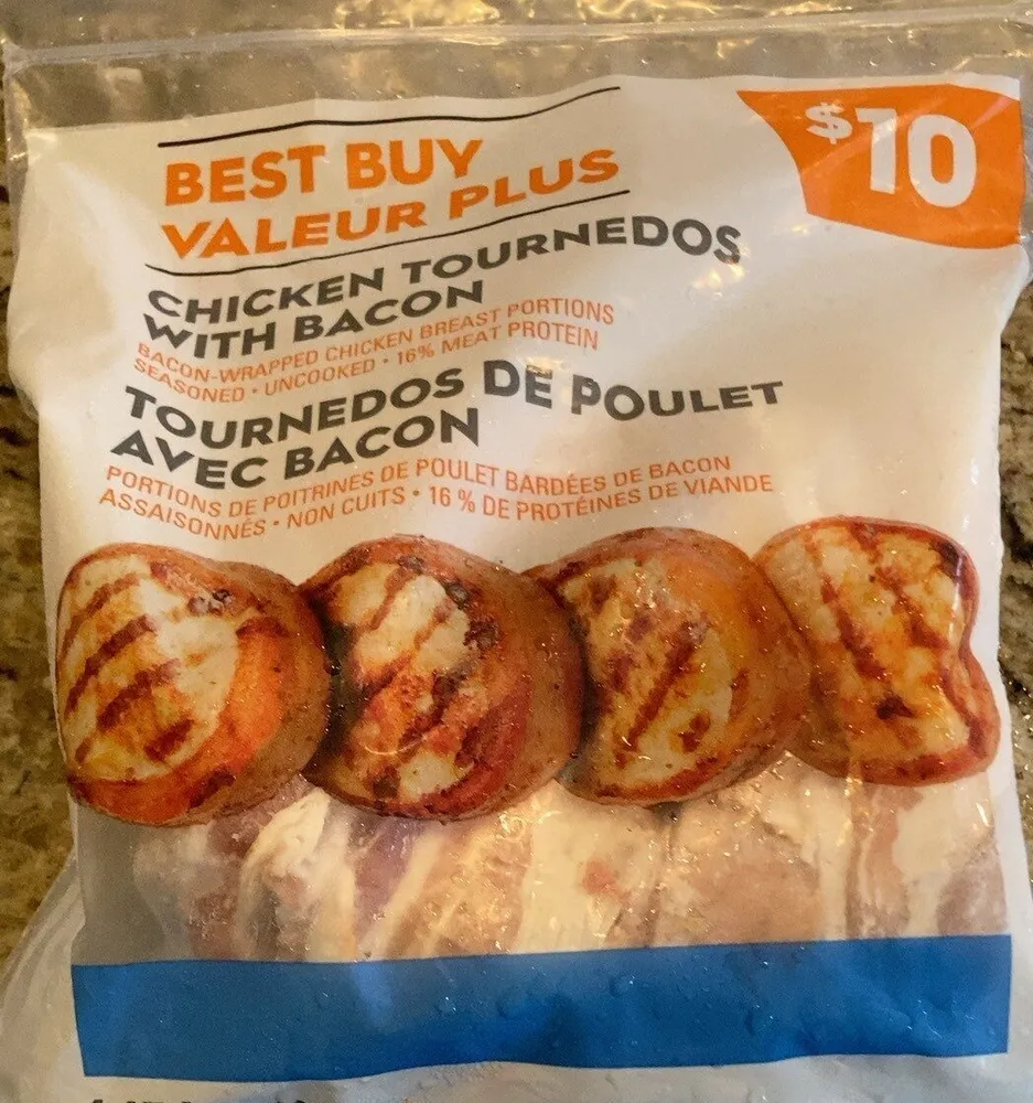 Tournedos de poulet et bacon