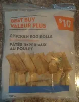 Egg-Rolls, Chicken,(Fully-cooked).