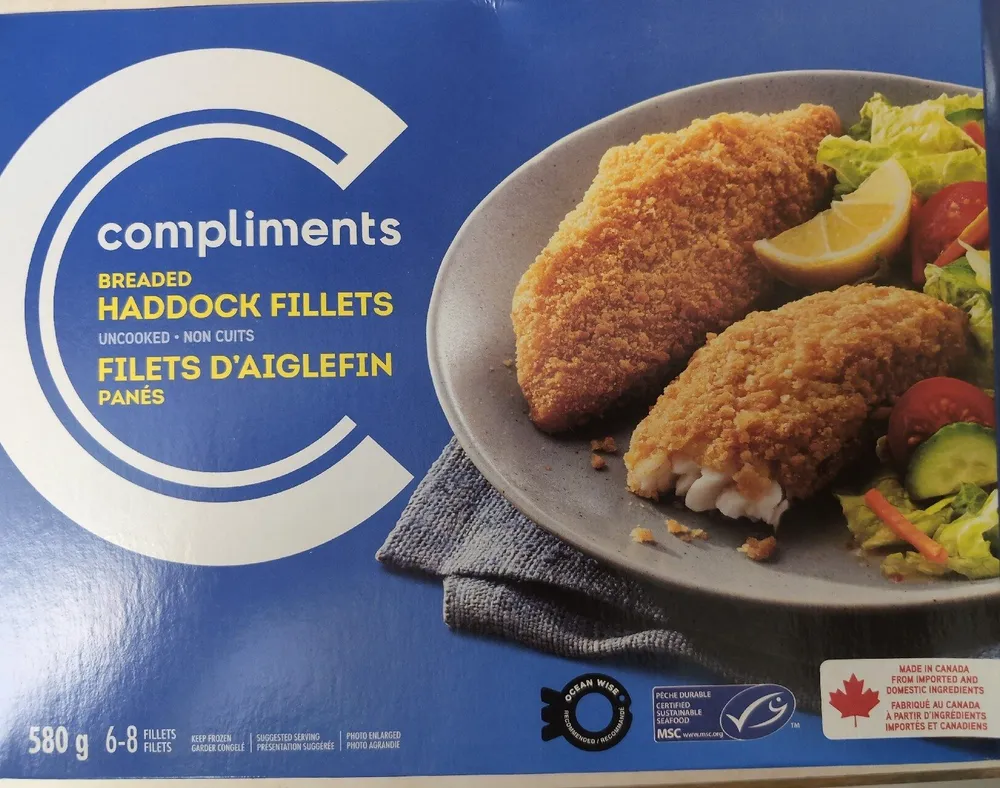 Breaded Haddock Fillets