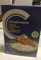 Instant long grain rice