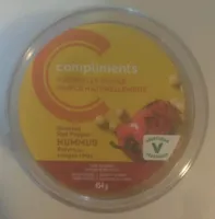 Naturally Simple Roasted Red Pepper Hummus