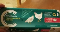 Oeufs de poules en liberté