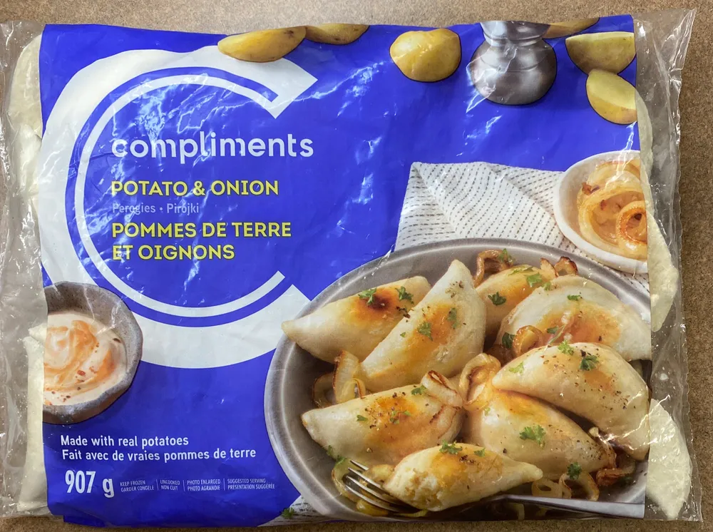 Potato Onion Perogies / Pirojki