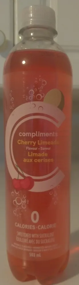 Cherry Limeade Flavour Sparkling Water Beverage