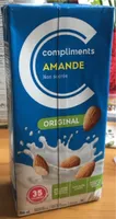 Lait d’amande non sucrée