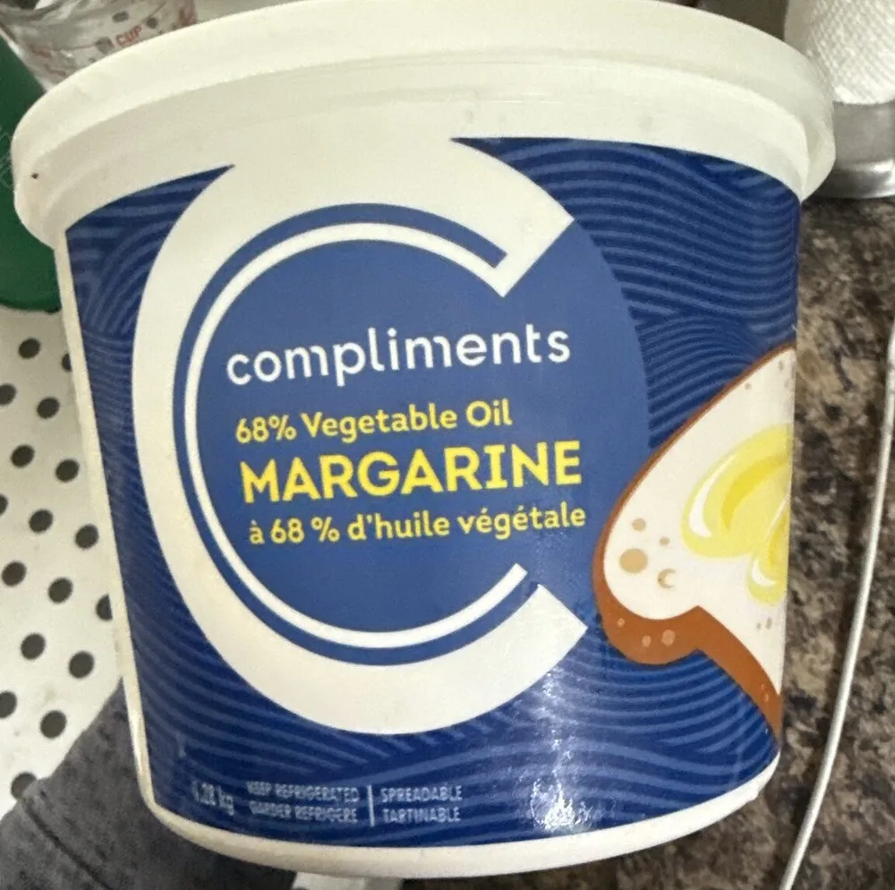 68% vegetable oil margarine