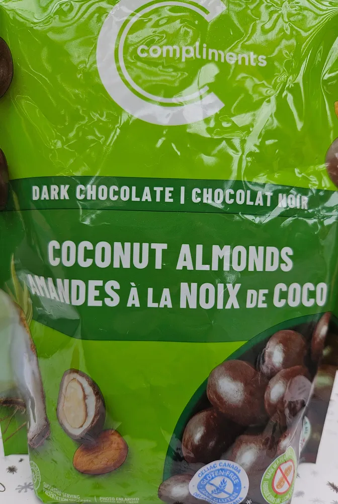Dark Chocolate Coconut Almonds