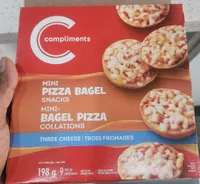 Mini Pizza Bagel Three Cheese