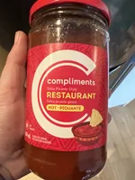Compliments Restaurant Hot Salsa