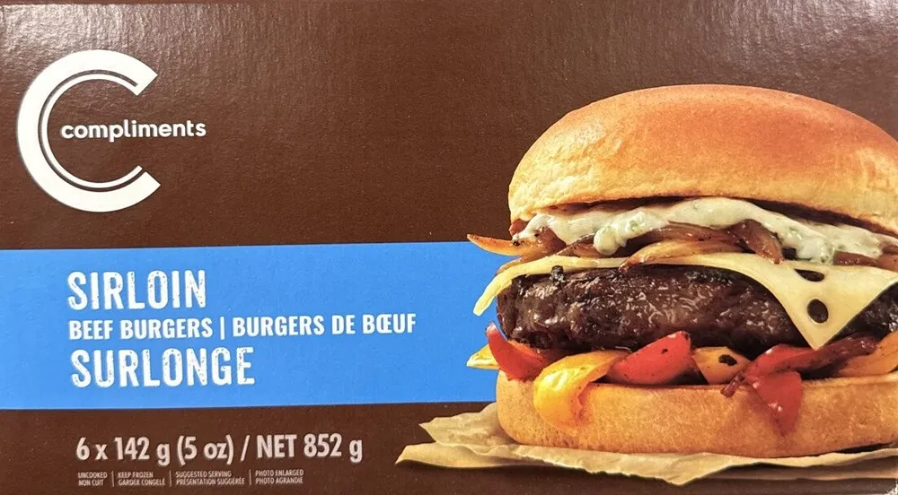 Sirloin Beef Burgers