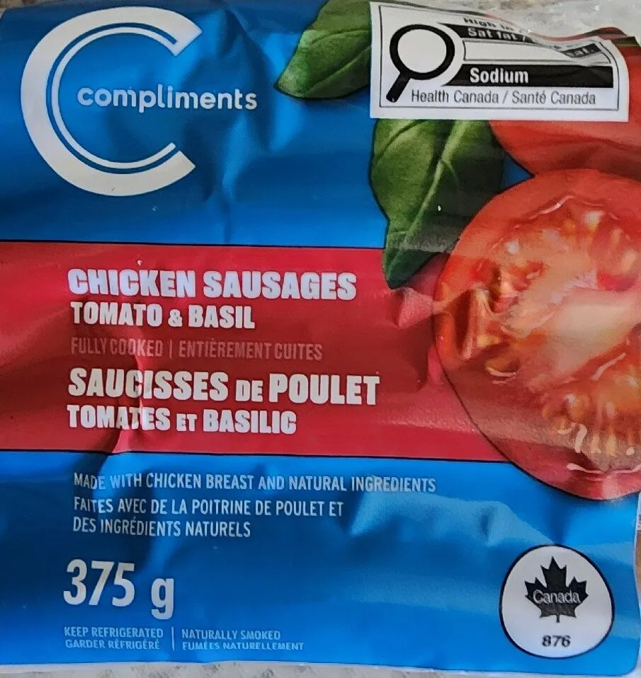 Chicken Sausage Tomato And Basil