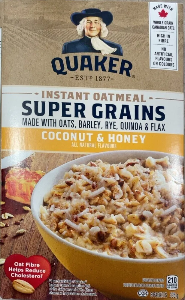 Instant Oatmeal Super Grains