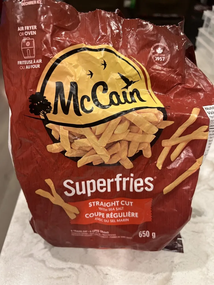 Superfries Straight Cut with Sea Salt