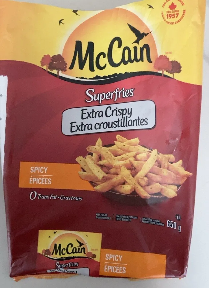 Superfries Spicy Extra Crispy Straight Cut