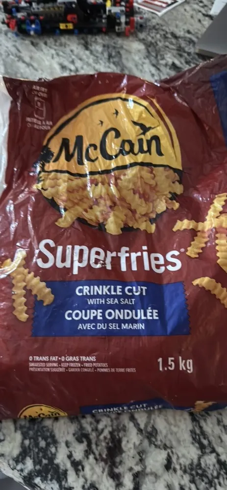 Superfries Crinkle Cut with Sea Salt