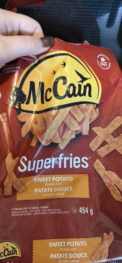 Superfries Sweet Potato Plank Cut