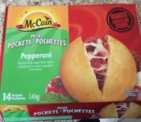 Pizza pochettes peperoni