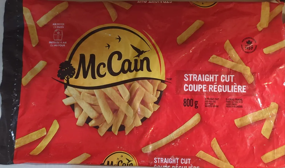 Frozen Fried Potatoes - Straight Cut