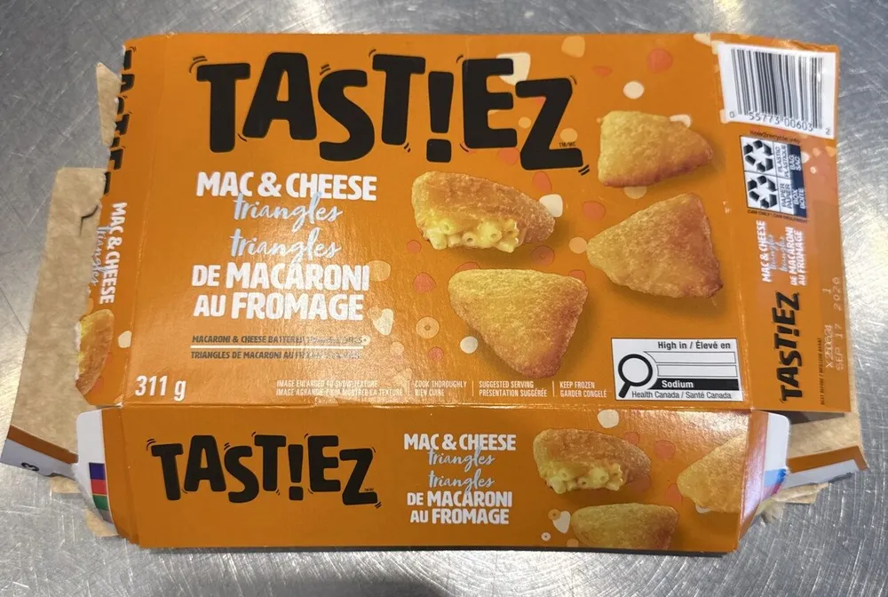 Mac & Cheese triangles