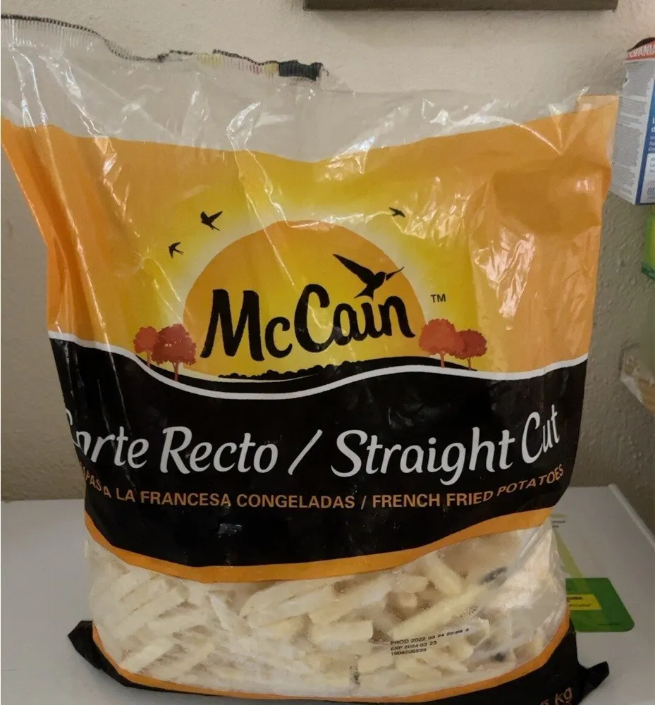 Papas congeladas