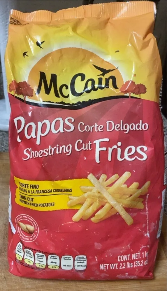 Shoestring Cut Fries