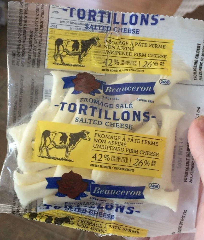Tortillons de fromage salé