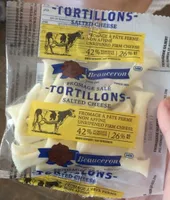 Tortillons de fromage salé